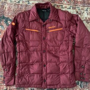 Marmot Tuner quilted jacket shirt  medium